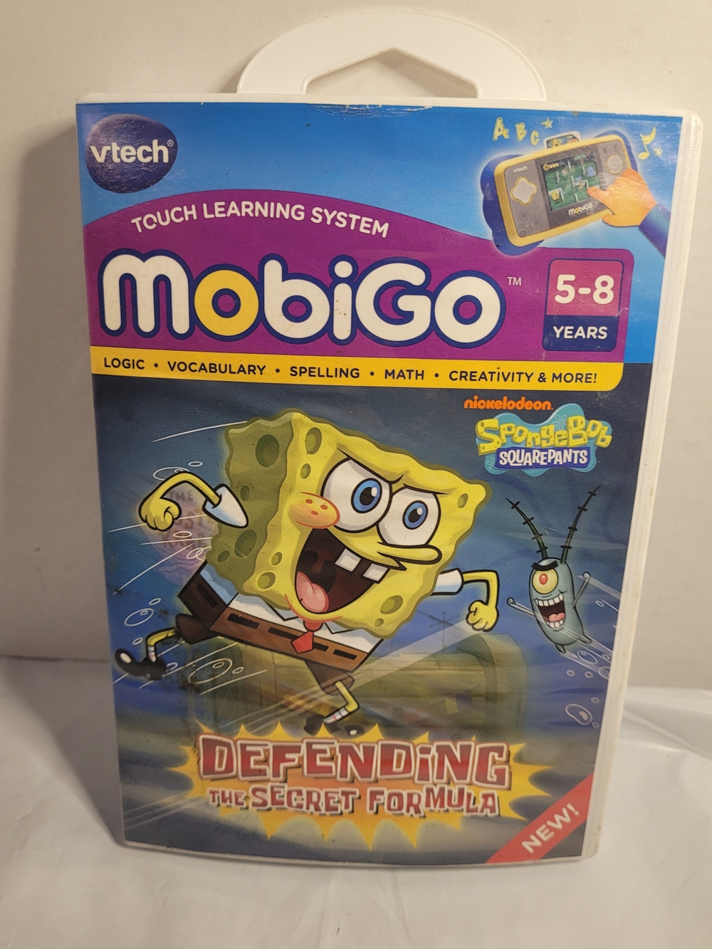 VTech MobiGo SpongeBob Defending The Secret Formula - Blue Learning Game